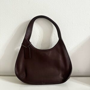 Vintage Coach 9027 Chocolate Brown Mini Ergo Bag